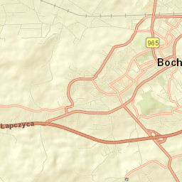 Powiat bocheński Street Map
