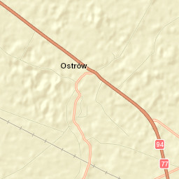 Ostrów Street Map