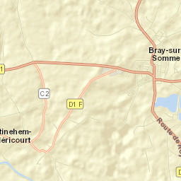 Bray-sur-Somme Street Map