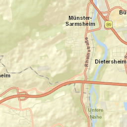 Münster-Sarmsheim Street Map