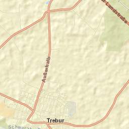 Trebur Street Map
