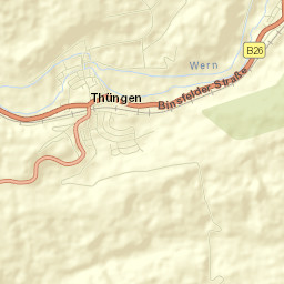 Thüngen Street Map