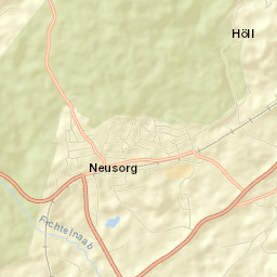Neusorg Street Map
