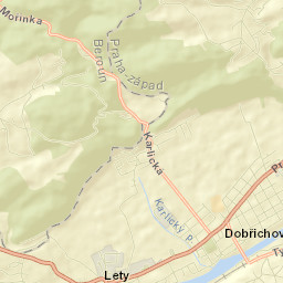 Dobřichovice Street Map