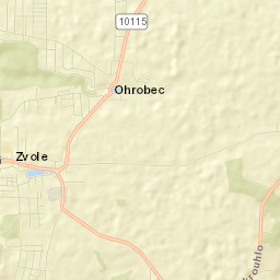 Zvole Street Map