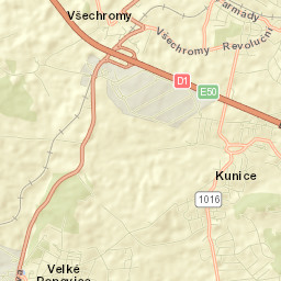 Strančice Street Map