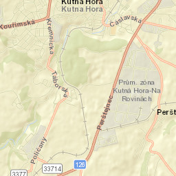 Kutná Hora Street Map