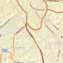 Chrudim Street Map