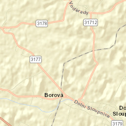 Dolní Sloupnice Street Map