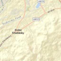 Dolní Studénky Street Map