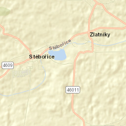 Stěbořice Street Map