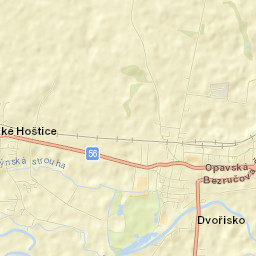 Kravaře Street Map