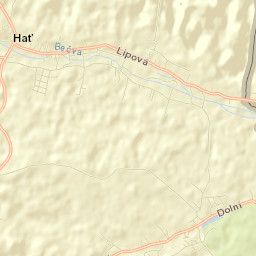 Hať Street Map