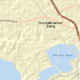 Goczałkowice Zdrój Street Map