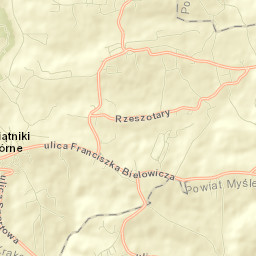 Rzeszotary Street Map