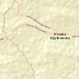 Poręba Spytkowska Street Map