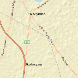 Radymno Street Map