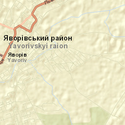 Yavoriv Street Map