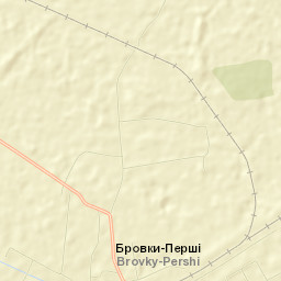 Brovki Pershi Street Map
