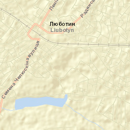 Lyubotyn Street Map