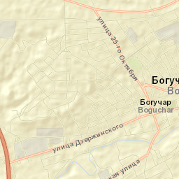 Boguchar Street Map