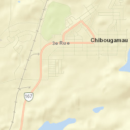 Chibougamau Street Map