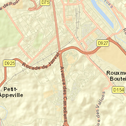 Rouxmesnil-Bouteilles Street Map