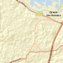 Dreuil-lès-Amiens Street Map