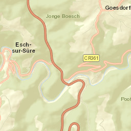 Goesdorf Street Map