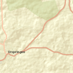 Urspringen Street Map