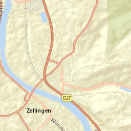 Zellingen Street Map