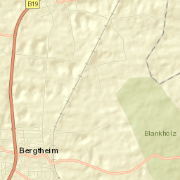 Bergtheim Street Map