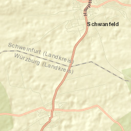 Schwanfeld Street Map