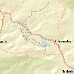 Priesendorf Street Map