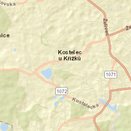 Kamenice Street Map