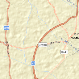Postřelmov Street Map