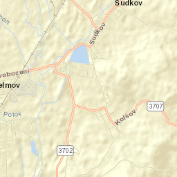 Sudkov Street Map