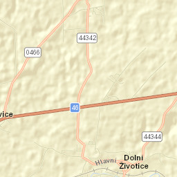 Dolní Životice Street Map