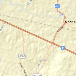 Štítina Street Map