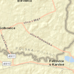 Gołkowice Street Map