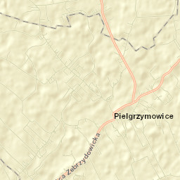 Pielgrzymowice Street Map