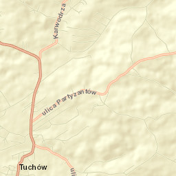 Tuchów Street Map