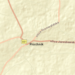 Pruchnik Street Map
