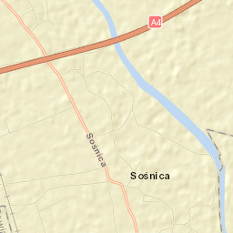 Sośnica Street Map