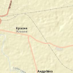 Krasne Street Map