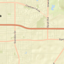 Kelowna Street Map