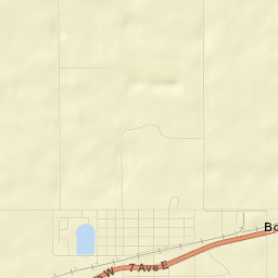 Bow Island Street Map