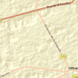 Offranville Street Map