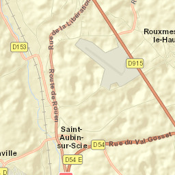 Saint-Aubin-sur-Scie Street Map