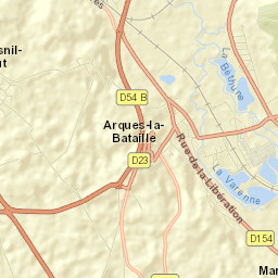 Arques-la-Bataille Street Map